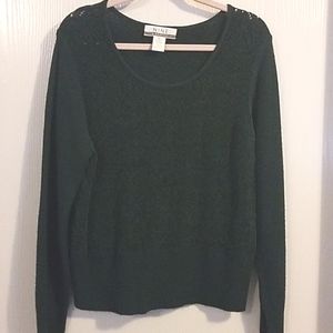 Nine and co brand Dark Green sweater size XL  CLOSET CLOSING